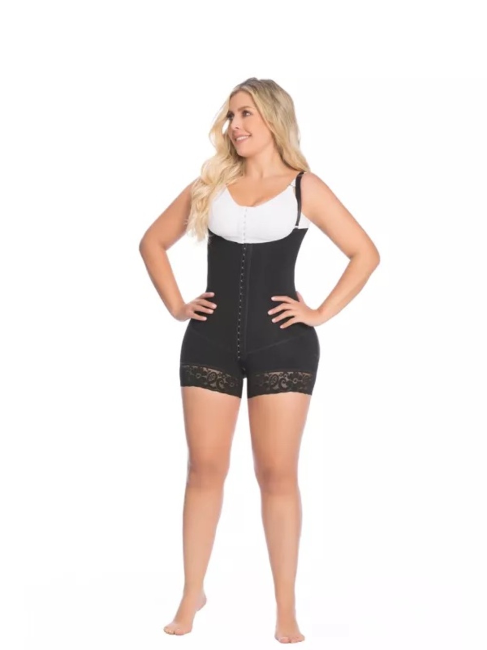 DELIÉ 09066 2XL Black-Colombian Faja High Compression Body Shaper – Waist & Tumm